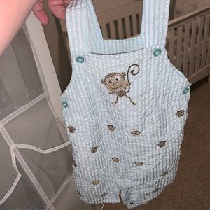 3M baby boy smock outfit